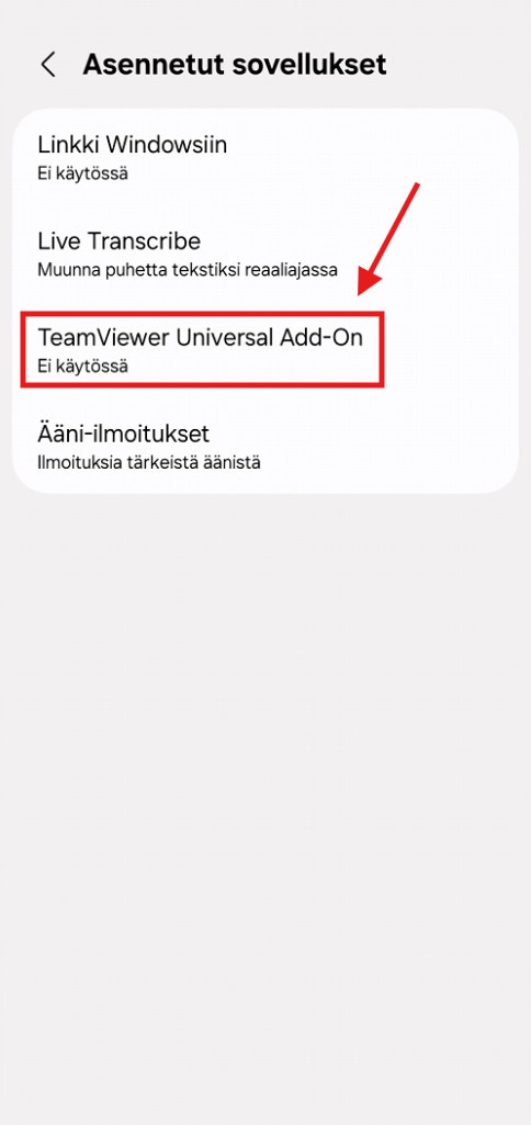 Vaihe 22: TeamViewer Universal Add-On